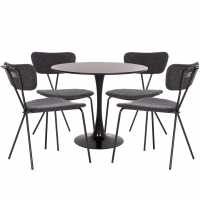 ΣΕΤ ΤΡΑΠΕΖΑΡΙΑΣ 5ΤΜΧ BROLIN HM21200 MDF TOP & ΜΕΤΑΛΛΟ ΜΑΥΡΟ-ΣΚΟΥΡΟ ΓΚΡΙ ΥΦΑΣΜΑ ΣΕΤ ΤΡΑΠΕΖΑΡΙΑΣ 5ΤΜΧ BROLIN HM21200 MDF TOP & ΜΕΤΑΛΛΟ ΜΑΥΡΟ-ΣΚΟΥΡΟ ΓΚΡΙ ΥΦΑΣΜΑ