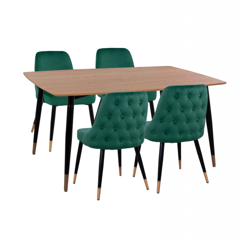 ΣΕΤ ΤΡΑΠΕΖΑΡΙΑΣ 5ΤΜΧ JOLIE HM11198.03 MDF TOP-ΒΕΛΟΥΔΟ ΚΥΠΑΡΙΣΣΙ & ΜΕΤΑΛΛΟ ΜΑΥΡΟ ΣΕΤ ΤΡΑΠΕΖΑΡΙΑΣ 5ΤΜΧ JOLIE HM11198.03 MDF TOP-ΒΕΛΟΥΔΟ ΚΥΠΑΡΙΣΣΙ & ΜΕΤΑΛΛΟ ΜΑΥΡΟ
