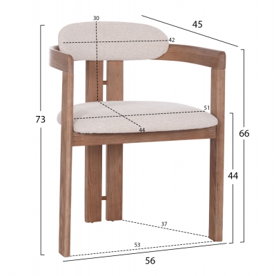 ΠΟΛΥΘΡΟΝΑ ΤΡΑΠΕΖΑΡΙΑΣ KALL HM18247.01 ΜΠΕΖ ΥΦΑΣΜΑ--ΜΑΤ WHITEWASH PLYWOOD 56x45x73Υεκ. ΠΟΛΥΘΡΟΝΑ ΤΡΑΠΕΖΑΡΙΑΣ KALL HM18247.01 ΜΠΕΖ ΥΦΑΣΜΑ--ΜΑΤ WHITEWASH PLYWOOD 56x45x73Υεκ.