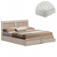 ΚΡΕΒΑΤΙ ΔΙΠΛΟ ΜΕ ΣΥΡΤΑΡΙΑ & ΣΤΡΩΜΑ CAPRI HM21169 ΜΕΛΑΜΙΝΗ SONAMA--ΓΙΑ 150x200εκ ΚΡΕΒΑΤΙ ΔΙΠΛΟ ΜΕ ΣΥΡΤΑΡΙΑ & ΣΤΡΩΜΑ CAPRI HM21169 ΜΕΛΑΜΙΝΗ SONAMA--ΓΙΑ 150x200εκ