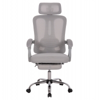 ΚΑΡΕΚΛΑ ΓΡΑΦΕΙΟΥ BARNET HM18258.02 ΓΚΡΙ MESH-ΓΚΡΙ ΣΚΕΛΕΤΟΣ NYLON 61x62x123Υ