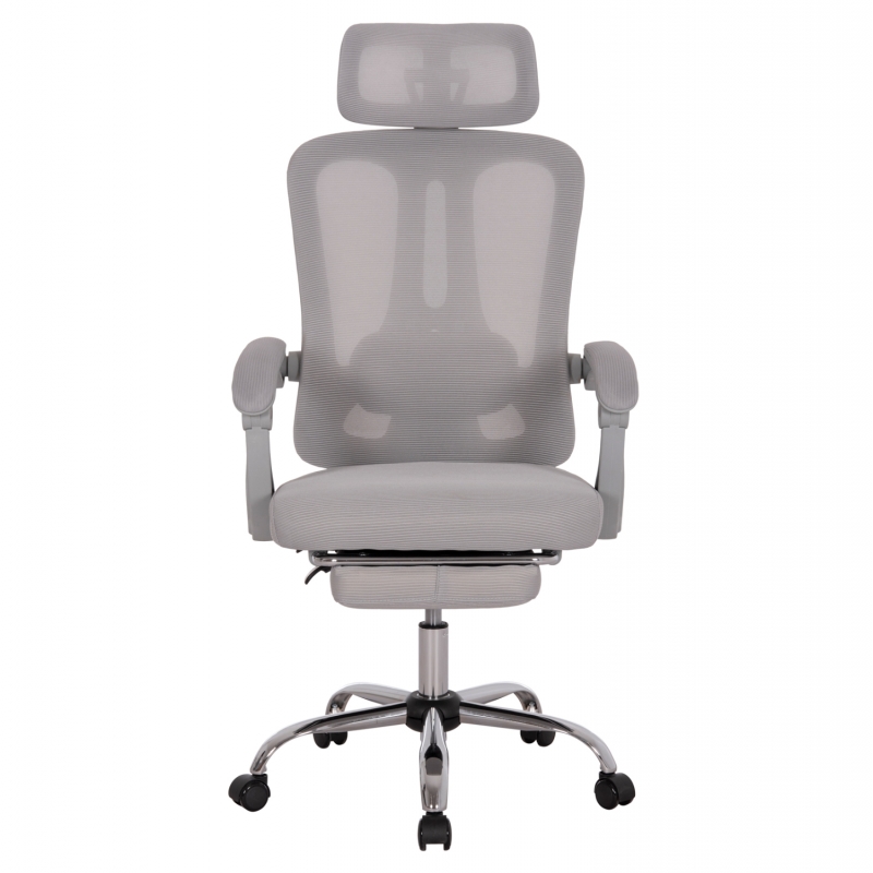 ΚΑΡΕΚΛΑ ΓΡΑΦΕΙΟΥ BARNET HM18258.02 ΓΚΡΙ MESH-ΓΚΡΙ ΣΚΕΛΕΤΟΣ NYLON 61x62x123Υ