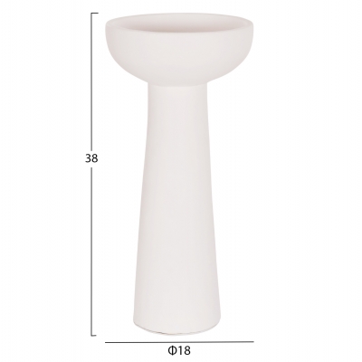 ΕΠΙΤΡΑΠΕΖΙΟ ΔΙΑΚΟΣΜΗΤΙΚΟ ΒΑΖΟ LEKKAN HM4664.02L ΤΕΡΑΚΟΤΑ ΣΕ ΛΕΥΚΟ--Φ18x38Υεκ. ΕΠΙΤΡΑΠΕΖΙΟ ΔΙΑΚΟΣΜΗΤΙΚΟ ΒΑΖΟ LEKKAN HM4664.02L ΤΕΡΑΚΟΤΑ ΣΕ ΛΕΥΚΟ--Φ18x38Υεκ.