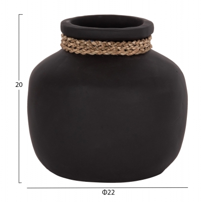 ΕΠΙΤΡΑΠΕΖΙΟ ΔΙΑΚΟΣΜΗΤΙΚΟ ΒΑΖΟ CAMMER HM4687.01S ΤΕΡΑΚΟΤΑ ΣΕ ΜΑΥΡΟ--Φ22x20Υεκ. ΕΠΙΤΡΑΠΕΖΙΟ ΔΙΑΚΟΣΜΗΤΙΚΟ ΒΑΖΟ CAMMER HM4687.01S ΤΕΡΑΚΟΤΑ ΣΕ ΜΑΥΡΟ--Φ22x20Υεκ.