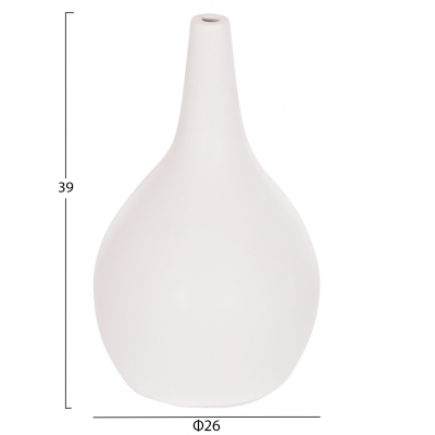 ΕΠΙΤΡΑΠΕΖΙΟ ΔΙΑΚΟΣΜΗΤΙΚΟ ΒΑΖΟ DENI HM4663.02L FIBER CEMENT ΣΕ ΛΕΥΚΟ--Φ26x39Υεκ ΕΠΙΤΡΑΠΕΖΙΟ ΔΙΑΚΟΣΜΗΤΙΚΟ ΒΑΖΟ DENI HM4663.02L FIBER CEMENT ΣΕ ΛΕΥΚΟ--Φ26x39Υεκ