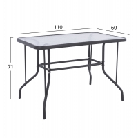 ΣΕΤ ΤΡΑΠΕΖΑΡΙΑΣ 5ΤΜΧ ADAM HM21219 ΚΑΡΕΚΛΕΣ ΜΕΤΑΛΛΙΚΕΣ & ΤΡΑΠΕΖΙ 110x60 ΓΚΡΙ ΣΕΤ ΤΡΑΠΕΖΑΡΙΑΣ 5ΤΜΧ ADAM HM21219 ΚΑΡΕΚΛΕΣ ΜΕΤΑΛΛΙΚΕΣ & ΤΡΑΠΕΖΙ 110x60 ΓΚΡΙ