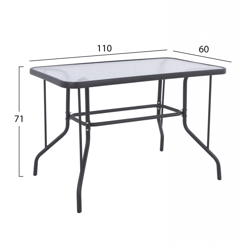 ΣΕΤ ΤΡΑΠΕΖΑΡΙΑΣ 5ΤΜΧ ADAM HM21219 ΚΑΡΕΚΛΕΣ ΜΕΤΑΛΛΙΚΕΣ & ΤΡΑΠΕΖΙ 110x60 ΓΚΡΙ ΣΕΤ ΤΡΑΠΕΖΑΡΙΑΣ 5ΤΜΧ ADAM HM21219 ΚΑΡΕΚΛΕΣ ΜΕΤΑΛΛΙΚΕΣ & ΤΡΑΠΕΖΙ 110x60 ΓΚΡΙ