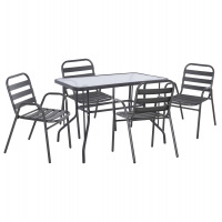 ΣΕΤ ΤΡΑΠΕΖΑΡΙΑΣ 5ΤΜΧ ADAM HM21219 ΚΑΡΕΚΛΕΣ ΜΕΤΑΛΛΙΚΕΣ & ΤΡΑΠΕΖΙ 110x60 ΓΚΡΙ ΣΕΤ ΤΡΑΠΕΖΑΡΙΑΣ 5ΤΜΧ ADAM HM21219 ΚΑΡΕΚΛΕΣ ΜΕΤΑΛΛΙΚΕΣ & ΤΡΑΠΕΖΙ 110x60 ΓΚΡΙ