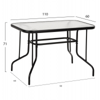 ΣΕΤ ΤΡΑΠΕΖΑΡΙΑΣ 5ΤΜΧ ADAM HM21219.01 ΚΑΡΕΚΛΕΣ ΜΕΤΑΛΛΙΚΕΣ & ΤΡΑΠΕΖΙ 110x60 ΜΑΥΡΟ ΣΕΤ ΤΡΑΠΕΖΑΡΙΑΣ 5ΤΜΧ ADAM HM21219.01 ΚΑΡΕΚΛΕΣ ΜΕΤΑΛΛΙΚΕΣ & ΤΡΑΠΕΖΙ 110x60 ΜΑΥΡΟ