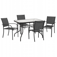 ΣΕΤ ΤΡΑΠΕΖΑΡΙΑΣ 5ΤΜΧ REDAN HM21223.01 ΤΡΑΠΕΖΙ & 4 ΠΟΛΥΘΡΟΝΕΣ ΣΕ ΜΑΥΡΟ ΣΕΤ ΤΡΑΠΕΖΑΡΙΑΣ 5ΤΜΧ REDAN HM21223.01 ΤΡΑΠΕΖΙ & 4 ΠΟΛΥΘΡΟΝΕΣ ΣΕ ΜΑΥΡΟ