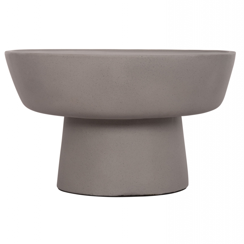 ΤΡΑΠΕΖΙ ΣΑΛΟΝΙΟΥ PIRSON HM18155.03 FIBER CEMENT ΣΕ ΓΚΡΙ--Φ60x36Υεκ.