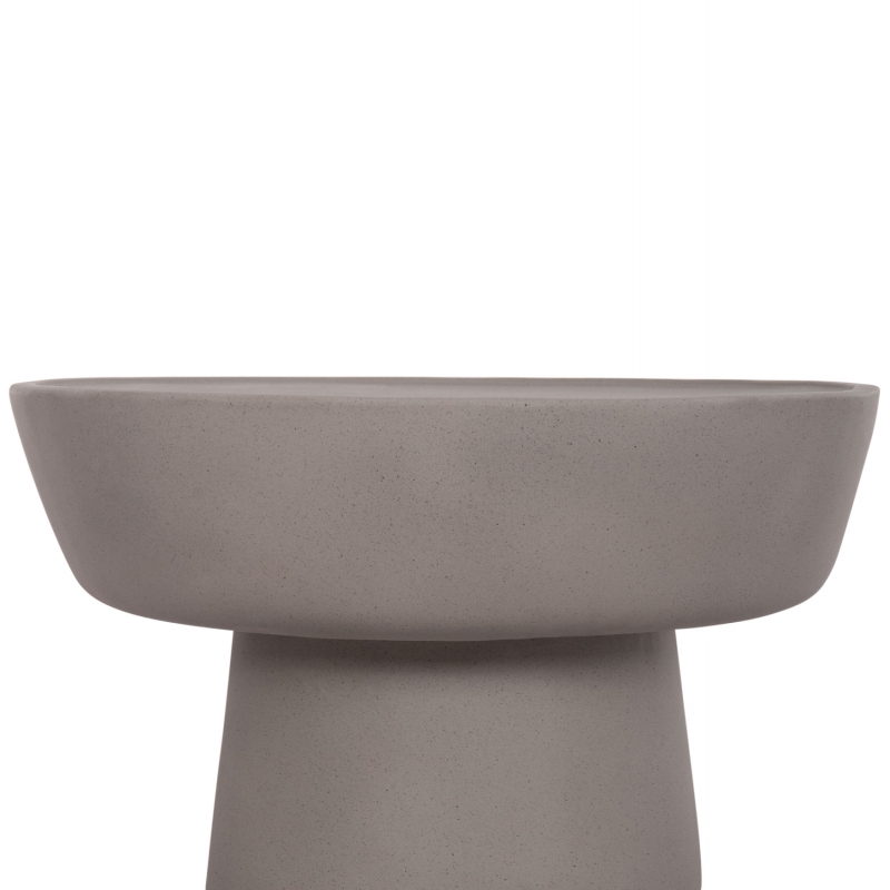 ΤΡΑΠΕΖΙ ΣΑΛΟΝΙΟΥ PIRSON HM18155.03 FIBER CEMENT ΣΕ ΓΚΡΙ--Φ60x36Υεκ.