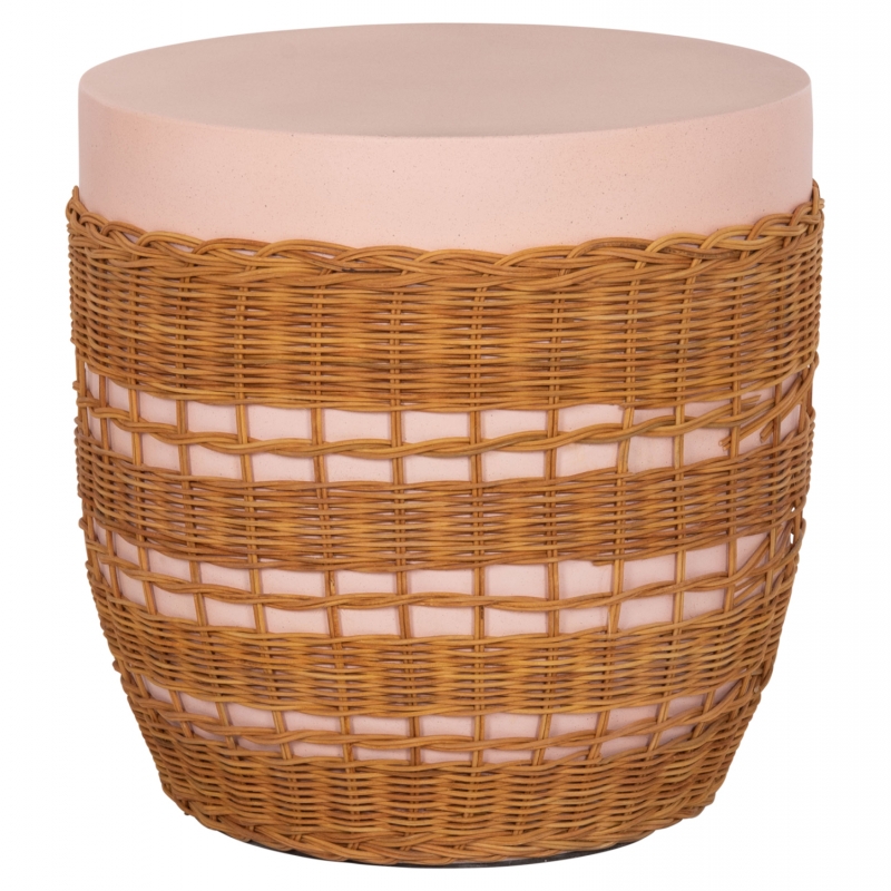 ΒΟΗΘΗΤΙΚΟ ΤΡΑΠΕΖΙ VILHENA HM18166 FIBER CEMENT ΡΟΖ-RATTAN ΦΥΣΙΚΟ Φ44.5x45Υεκ. ΒΟΗΘΗΤΙΚΟ ΤΡΑΠΕΖΙ VILHENA HM18166 FIBER CEMENT ΡΟΖ-RATTAN ΦΥΣΙΚΟ Φ44.5x45Υεκ.