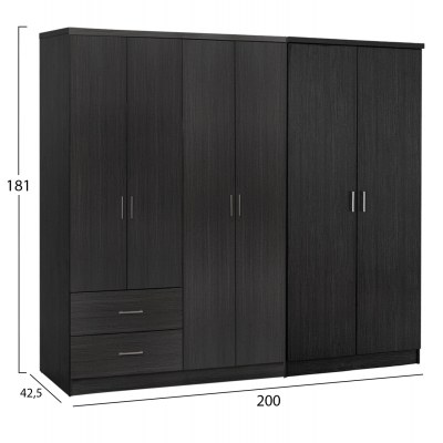 ΝΤΟΥΛΑΠΑ 6ΦΥΛΛΗ BLAKELY HM21235.01 ΜΕΛΑΜΙΝΗ ΧΡΩΜΑ ZEBRANO 201x43x181Υεκ ΝΤΟΥΛΑΠΑ 6ΦΥΛΛΗ BLAKELY HM21235.01 ΜΕΛΑΜΙΝΗ ΧΡΩΜΑ ZEBRANO 201x43x181Υεκ