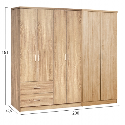 ΝΤΟΥΛΑΠΑ 6ΦΥΛΛΗ BLAKELY HM21235.02 ΜΕΛΑΜΙΝΗ ΧΡΩΜΑ SONAMA 201x43x181Υεκ ΝΤΟΥΛΑΠΑ 6ΦΥΛΛΗ BLAKELY HM21235.02 ΜΕΛΑΜΙΝΗ ΧΡΩΜΑ SONAMA 201x43x181Υεκ