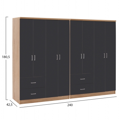 ΝΤΟΥΛΑΠΑ 8ΦΥΛΛΗ BRIANA HM21237.01 ΜΕΛΑΜΙΝΗ SONAMA & ΣΚΟΥΡΟ ΓΚΡΙ 241x42,5Χ180,5Υεκ. ΝΤΟΥΛΑΠΑ 8ΦΥΛΛΗ BRIANA HM21237.01 ΜΕΛΑΜΙΝΗ SONAMA & ΣΚΟΥΡΟ ΓΚΡΙ 241x42,5Χ180,5Υεκ.