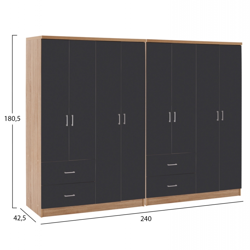 ΝΤΟΥΛΑΠΑ 8ΦΥΛΛΗ BRIANA HM21237.01 ΜΕΛΑΜΙΝΗ SONAMA & ΣΚΟΥΡΟ ΓΚΡΙ 241x42,5Χ180,5Υεκ. ΝΤΟΥΛΑΠΑ 8ΦΥΛΛΗ BRIANA HM21237.01 ΜΕΛΑΜΙΝΗ SONAMA & ΣΚΟΥΡΟ ΓΚΡΙ 241x42,5Χ180,5Υεκ.