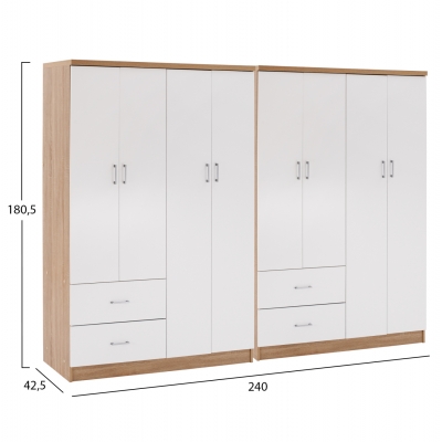 ΝΤΟΥΛΑΠΑ 8ΦΥΛΛΗ BRIANA HM21237.02 ΜΕΛΑΜΙΝΗ SONAMA & ΛΕΥΚΟ 241x42,5Χ180,5Υεκ. ΝΤΟΥΛΑΠΑ 8ΦΥΛΛΗ BRIANA HM21237.02 ΜΕΛΑΜΙΝΗ SONAMA & ΛΕΥΚΟ 241x42,5Χ180,5Υεκ.