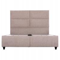 ΚΡΕΒΑΤΙ MILO ΜΕ ΑΠΟΘ.ΧΩΡΟ HM738.22 ΜΠΕΖ TEDDY ΥΦΑΣΜΑ ΓΙΑ ΣΤΡΩΜΑ 140x200εκ