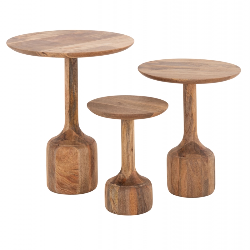ΣΕΤ 3 ΣΤΡΟΓΓΥΛΑ ΤΡΑΠΕΖΑΚΙΑ ΣΑΛΟΝΙΟΥ GOBLET HM18348 ΞΥΛΟ ΑΚΑΚΙΑΣ Φ50x60Υεκ ΣΕΤ 3 ΣΤΡΟΓΓΥΛΑ ΤΡΑΠΕΖΑΚΙΑ ΣΑΛΟΝΙΟΥ GOBLET HM18348 ΞΥΛΟ ΑΚΑΚΙΑΣ Φ50x60Υεκ