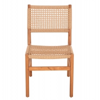 ΚΑΡΕΚΛΑ ΤΡΑΠΕΖΑΡΙΑΣ DINIZ HM6554 ΞΥΛΟ TEAK ΦΥΣΙΚΟ--ΣΥΝΘ.ΣΧΟΙΝΙ 48x60x84Υεκ.