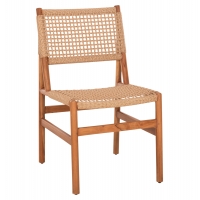 ΚΑΡΕΚΛΑ ΤΡΑΠΕΖΑΡΙΑΣ DINIZ HM6554 ΞΥΛΟ TEAK ΦΥΣΙΚΟ--ΣΥΝΘ.ΣΧΟΙΝΙ 48x60x84Υεκ.