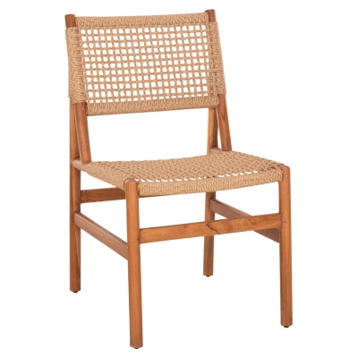 ΚΑΡΕΚΛΑ ΤΡΑΠΕΖΑΡΙΑΣ DINIZ HM6554 ΞΥΛΟ TEAK ΦΥΣΙΚΟ--ΣΥΝΘ.ΣΧΟΙΝΙ 48x60x84Υεκ.