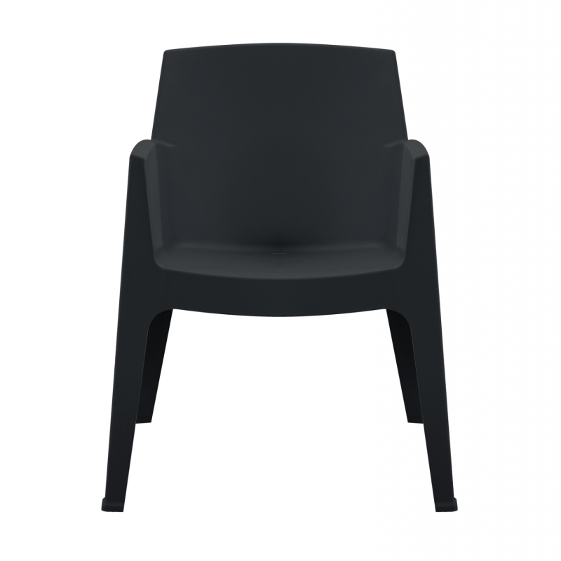 ΠΟΛΥΘΡΟΝΑ ΠΟΛΥΠΡΟΠΥΛΕΝΙΟΥ SLEEK HM6370.02 ΜΑΥΡΗ 68x63x82,5Υεκ.