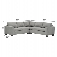 ΓΩΝΙΑΚΟΣ ΚΑΝΑΠΕΣ CALDER HM3286.01 ΓΚΡΙ ΥΦΑΣΜΑ 254x254x90(κάθισμα)x91Υεκ. ΓΩΝΙΑΚΟΣ ΚΑΝΑΠΕΣ CALDER HM3286.01 ΓΚΡΙ ΥΦΑΣΜΑ 254x254x90(κάθισμα)x91Υεκ.