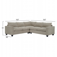 ΓΩΝΙΑΚΟΣ ΚΑΝΑΠΕΣ CALDER HM3286.03 ΜΠΕΖ ΥΦΑΣΜΑ 254x254x90(κάθισμα)x91Υεκ. ΓΩΝΙΑΚΟΣ ΚΑΝΑΠΕΣ CALDER HM3286.03 ΜΠΕΖ ΥΦΑΣΜΑ 254x254x90(κάθισμα)x91Υεκ.