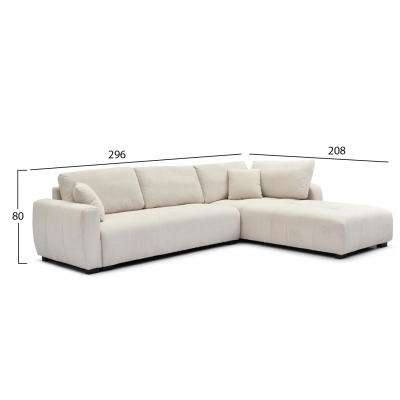 ΓΩΝΙΑΚΟΣ ΚΑΝΑΠΕΣ ΑΝΑΣΤΡΕΨΙΜΟΣ MEDEL HM3288.02 ΕΚΡΟΥ P.E. ΥΦΑΣΜΑ 296x208x80Υεκ ΓΩΝΙΑΚΟΣ ΚΑΝΑΠΕΣ ΑΝΑΣΤΡΕΨΙΜΟΣ MEDEL HM3288.02 ΕΚΡΟΥ P.E. ΥΦΑΣΜΑ 296x208x80Υεκ