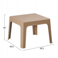 ΣΕΤ 3ΤΜΧ ΠΟΛΥΠΡΟΠΥΛΕΝΙΟΥ SLEEK HM21267.03 ΤΡΑΠΕΖΑΚΙ & 2 ΠΟΛΥΘΡΟΝΕΣ-ΚΑΠΟΥΤΣΙΝΟ