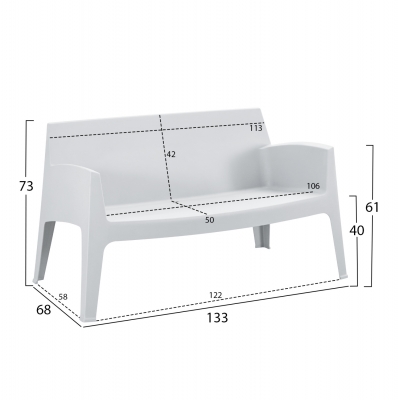 ΣΕΤ ΣΑΛΟΝΙ ΕΞ.ΧΩΡΟΥ 4ΤΜΧ SLEEK HM21268.01 ΛΕΥΚΟ ΠΟΛΥΠΡΟΠΥΛΕΝΙΟ ΣΕΤ ΣΑΛΟΝΙ ΕΞ.ΧΩΡΟΥ 4ΤΜΧ SLEEK HM21268.01 ΛΕΥΚΟ ΠΟΛΥΠΡΟΠΥΛΕΝΙΟ