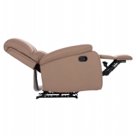 ΠΟΛΥΘΡΟΝΑ RELAX DIONI HM3296.03 ΜΠΕΖ ΥΦΑΣΜΑ 85x90x100Υεκ.