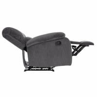 ΠΟΛΥΘΡΟΝΑ RELAX DIONI HM3296.11 ΓΚΡΙ ΡΙΓΕ ΥΦΑΣΜΑ 85x90x100Υεκ.