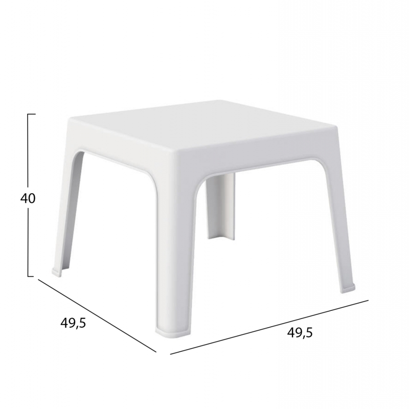 ΣΕΤ LOUNGE 3ΤΜΧ SLEEK HM21274.01 ΛΕΥΚΟ ΠΟΛΥΠΡΟΠΥΛΕΝΙΟ