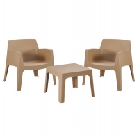 ΣΕΤ LOUNGE 3ΤΜΧ SLEEK HM21274.03 ΚΑΠΟΥΤΣΙΝΟ ΠΟΛΥΠΡΟΠΥΛΕΝΙΟ