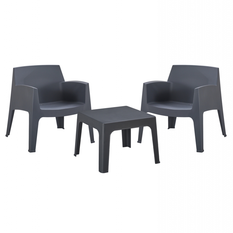 ΣΕΤ LOUNGE 3ΤΜΧ SLEEK HM21274.10 ΓΚΡΙ ΠΟΛΥΠΡΟΠΥΛΕΝΙΟ ΣΕΤ LOUNGE 3ΤΜΧ SLEEK HM21274.10 ΓΚΡΙ ΠΟΛΥΠΡΟΠΥΛΕΝΙΟ