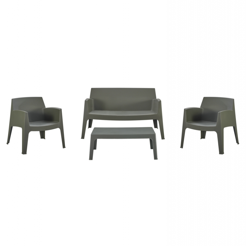 ΣΕΤ LOUNGE 4ΤΜΧ SLEEK HM21275.05 DARK OLIVE GREEN ΠΟΛΥΠΡΟΠΥΛΕΝΙΟ ΣΕΤ LOUNGE 4ΤΜΧ SLEEK HM21275.05 DARK OLIVE GREEN ΠΟΛΥΠΡΟΠΥΛΕΝΙΟ