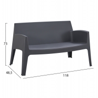 ΣΕΤ LOUNGE 4ΤΜΧ SLEEK HM21275.10 ΓΚΡΙ ΠΟΛΥΠΡΟΠΥΛΕΝΙΟ ΣΕΤ LOUNGE 4ΤΜΧ SLEEK HM21275.10 ΓΚΡΙ ΠΟΛΥΠΡΟΠΥΛΕΝΙΟ