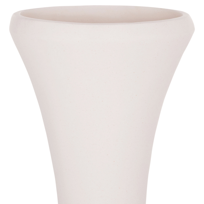 ΔΙΑΚΟΣΜΗΤΙΚΟ ΒΑΖΟ ΔΑΠΕΔΟΥ NEBULA HM4660.02S FIBER CEMENT ΛΕΥΚΟ--ΞΥΛΟ ΤΕΑΚ Φ45x115Υεκ