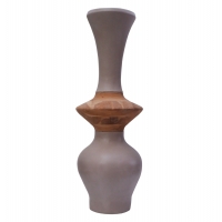 ΔΙΑΚΟΣΜΗΤΙΚΟ ΒΑΖΟ ΔΑΠΕΔΟΥ NEBULA HM4660.05S FIBER CEMENT TAUPE--ΞΥΛΟ ΤΕΑΚ Φ45x120Υεκ