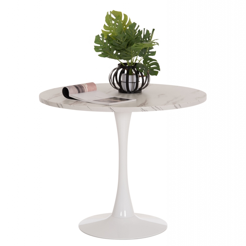 ΤΡΑΠΕΖΙ ΤΡΑΠΕΖΑΡΙΑΣ ROLLO HM9421.11 ΣΤΡΟΓΓΥΛΟ WHITE MARBLE Φ90x74Υεκ. ΤΡΑΠΕΖΙ ΤΡΑΠΕΖΑΡΙΑΣ ROLLO HM9421.11 ΣΤΡΟΓΓΥΛΟ WHITE MARBLE Φ90x74Υεκ.