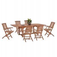 ΣΕΤ ΤΡΑΠΕΖΑΡΙΑΣ CRANDER HM21288 ΤΡΑΠΕΖΙ & 6 ΠΟΛΥΘΡΟΝΕΣ ΠΤΥΣΣΟΜΕΝΕΣ-ΤΕΑΚ ΣΕΤ ΤΡΑΠΕΖΑΡΙΑΣ CRANDER HM21288 ΤΡΑΠΕΖΙ & 6 ΠΟΛΥΘΡΟΝΕΣ ΠΤΥΣΣΟΜΕΝΕΣ-ΤΕΑΚ