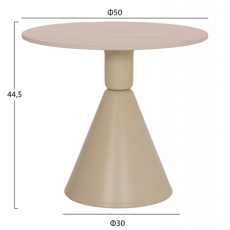 ΣΕΤ 2 ΤΡΑΠΕΖΙΑ ΣΑΛΟΝΙΟΥ JEN HM18305.04 ΜΕΤΑΛΛΟ ΣΑΜΠΑΝΙ-ΚΕΡΑΜΙΚΟ ΣΕ TRAVERTINE Φ50εκ & Φ70εκ