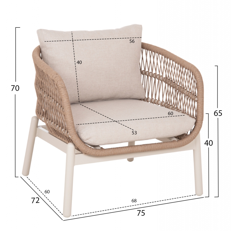 ΣΕΤ ΣΑΛΟΝΙ ΕΞ.ΧΩΡΟΥ 5ΤΜΧ MEMFIS HM6470.02 ΑΛΟΥΜΙΝΙΟ-ΣΧΟΙΝΙ-ΚΕΡΑΜΙΚΟ TOP--APRICOT