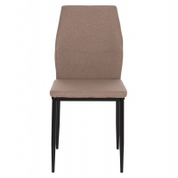 ΚΑΡΕΚΛΑ ΤΡΑΠΕΖΑΡΙΑΣ DIAZ HM18346.04 ΜΠΕΖ ΥΦΑΣΜΑ-ΜΕΤΑΛΛΙΚΑ ΠΟΔΙΑ ΜΑΥΡΑ 43x52x87Υεκ.