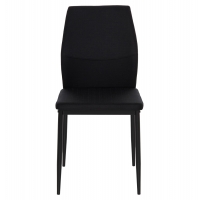 ΚΑΡΕΚΛΑ ΤΡΑΠΕΖΑΡΙΑΣ DIAZ HM18346.02 ΜΑΥΡΟ ΥΦΑΣΜΑ & ΜΕΤΑΛΛΙΚΑ ΠΟΔΙΑ 43x52x87Υεκ.