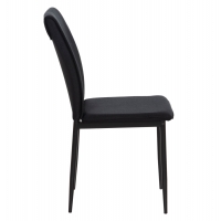 ΚΑΡΕΚΛΑ ΤΡΑΠΕΖΑΡΙΑΣ PERKY HM18347.02 ΜΑΥΡΟ ΥΦΑΣΜΑ & ΜΕΤΑΛΛΙΚΑ ΠΟΔΙΑ 44x60x87Υεκ