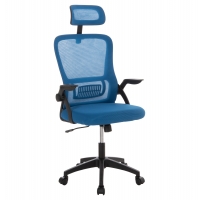 ΚΑΡΕΚΛΑ ΓΡΑΦΕΙΟΥ BLAZER HM1205.03 ΜΠΛΕ MESH-ΜΑΥΡΟΣ ΣΚΕΛΕΤΟΣ NYLON 60,5x47x85,5Υεκ.